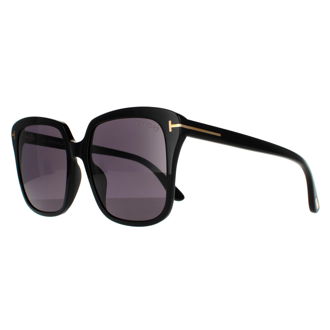Tom Ford Sunglasses Faye FT0788 01A Shiny Black Smoke Grey