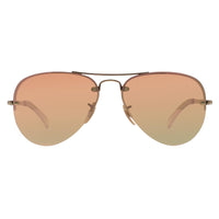 Ray-Ban RB3449 Sunglasses Gold Copper Mirror