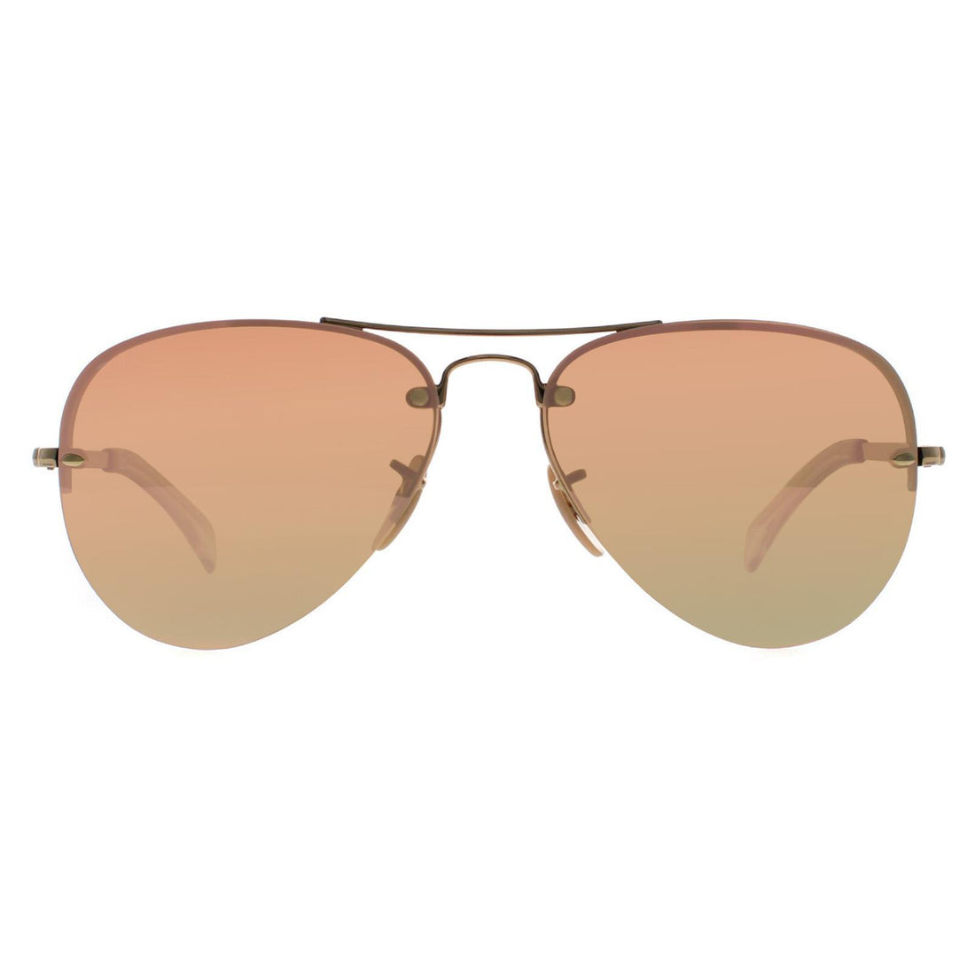 Ray-Ban Sunglasses 3449 001/2Y Gold Copper Mirror