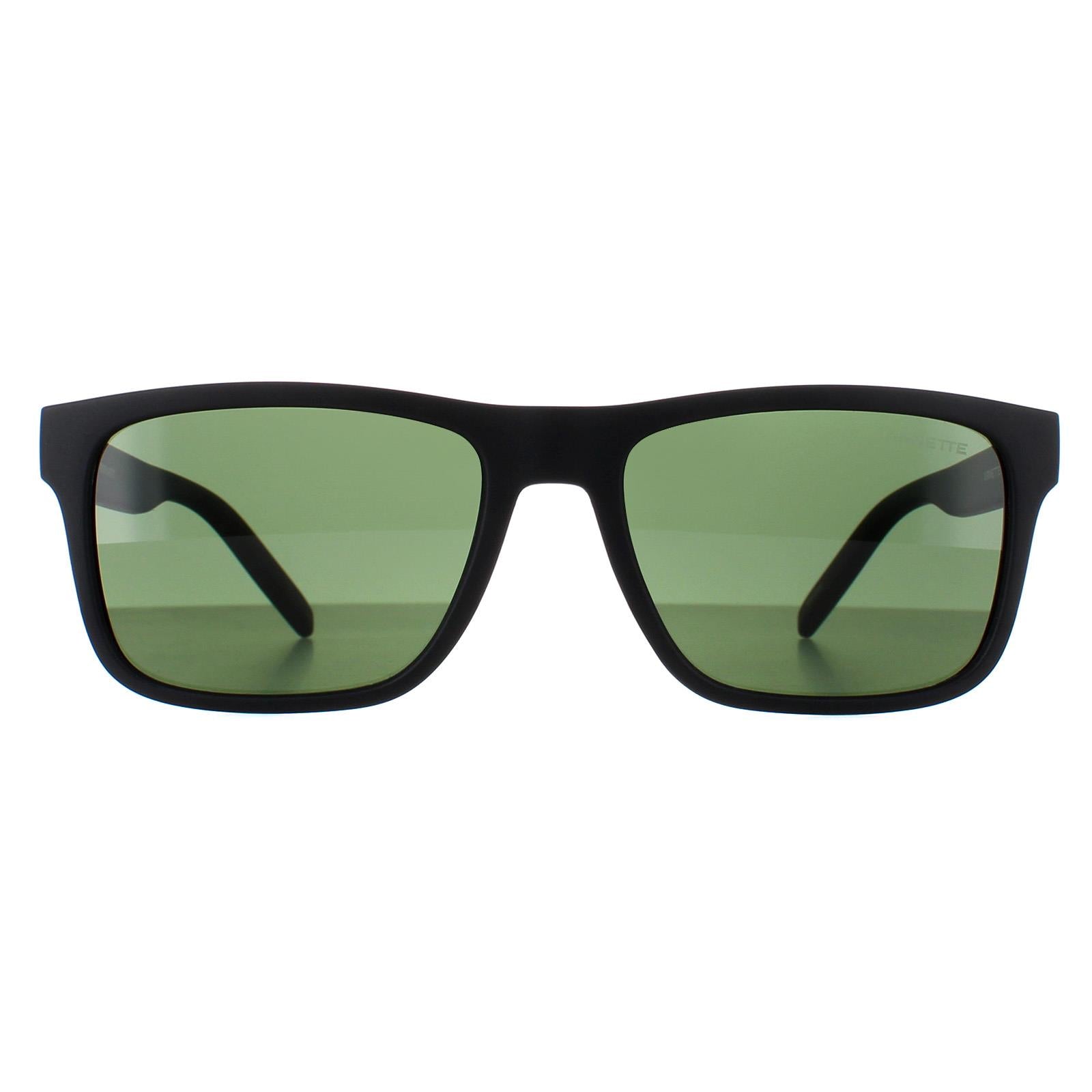 Sunglasses AN4298 Bandra Matte Black Dark Green