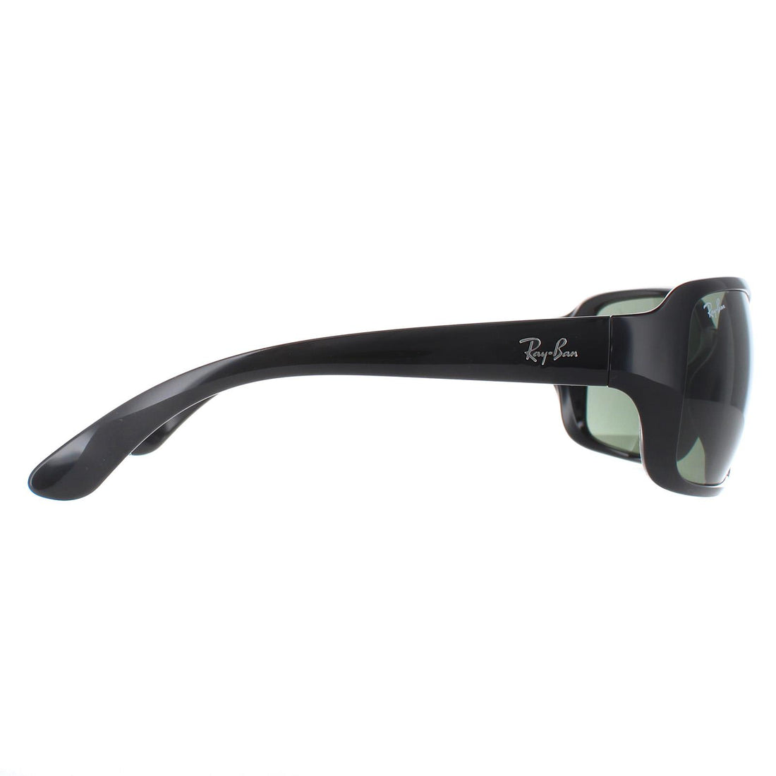 New Ray-Ban Sunglasses 4068 601 Black Crystal Green