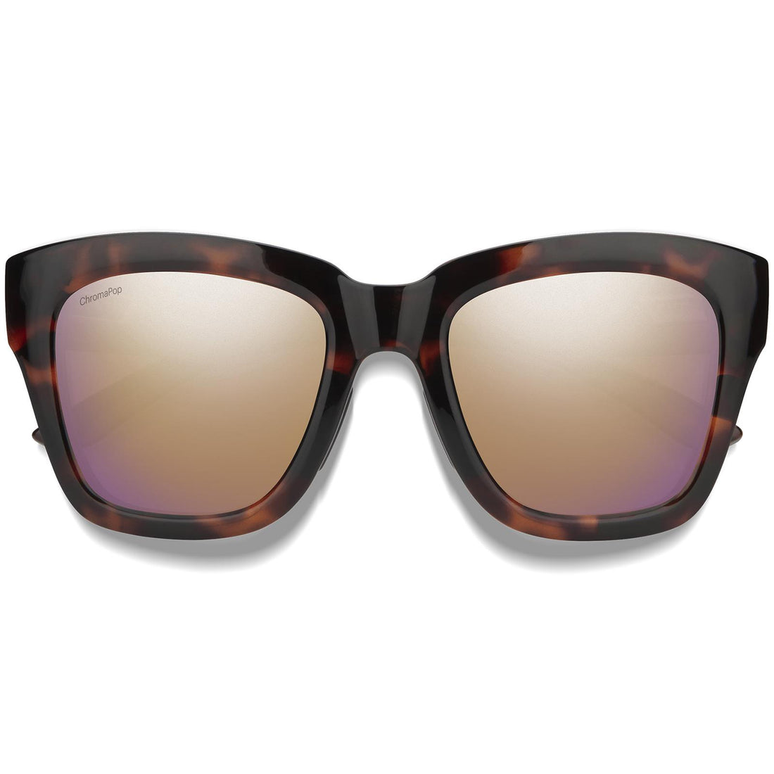 Smith Sunglasses Sway 086 9V Tortoise ChromaPop Polarized Rose Gold Mirror