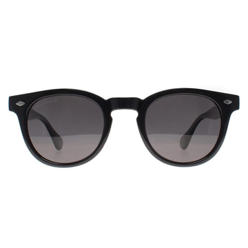 Montana Sunglasses MP191 Shiny Black Smoke Grey Polarized