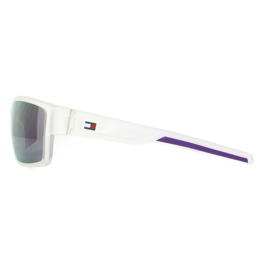 Tommy Hilfiger Sunglasses TH 1806/S 2M4 TE Matte Clear Purple Mirror