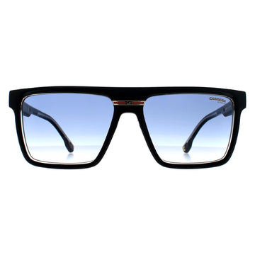 Carrera Sunglasses Victory C 03/S 7C5 08 Black on Crystal Dark Blue Gradient
