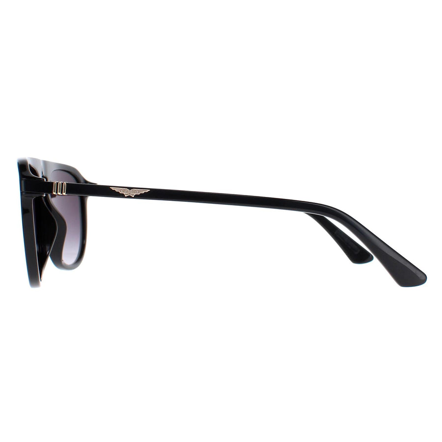 Police Sunglasses SPLE06 700F Shiny Black Smoke Gradient