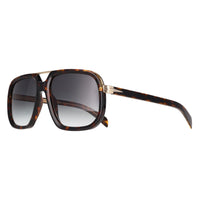 David Beckham Sunglasses DB 7101/S 2IK 9O Havana Gold Dark Grey Gradient