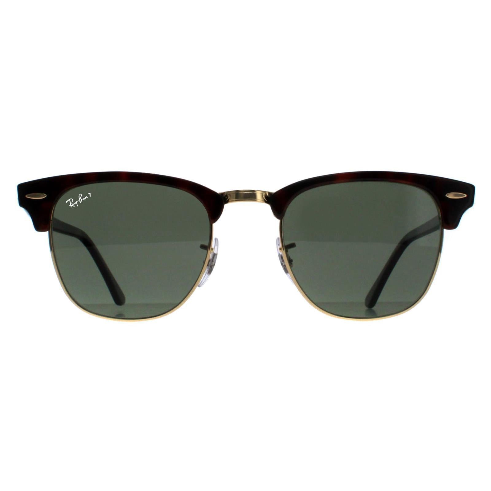 Sunglasses Clubmaster 3016 990 58 Havana Green Polarized Small 49mm