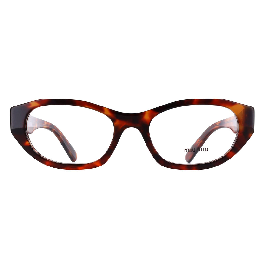 Miu Miu Glasses Frames MU03WV 21C1O1 Havana Mahogany Women
