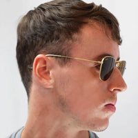 Ray-Ban Sunglasses Frank Legend RB3857 919931 Polished Black Green G-15