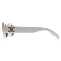 Celine Sunglasses Triomphe CL40194U 25A Ivory Smoke Grey