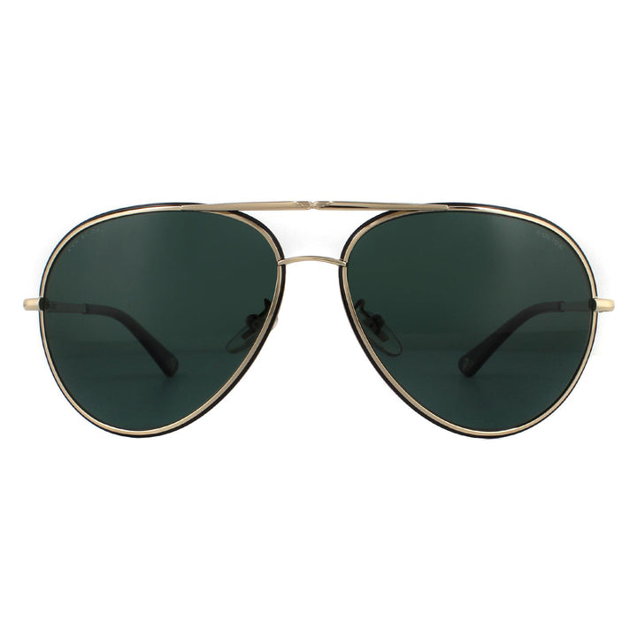 Police Sunglasses SPL966N Origins 12 301P Rose Gold Shiny Black Green Polarized