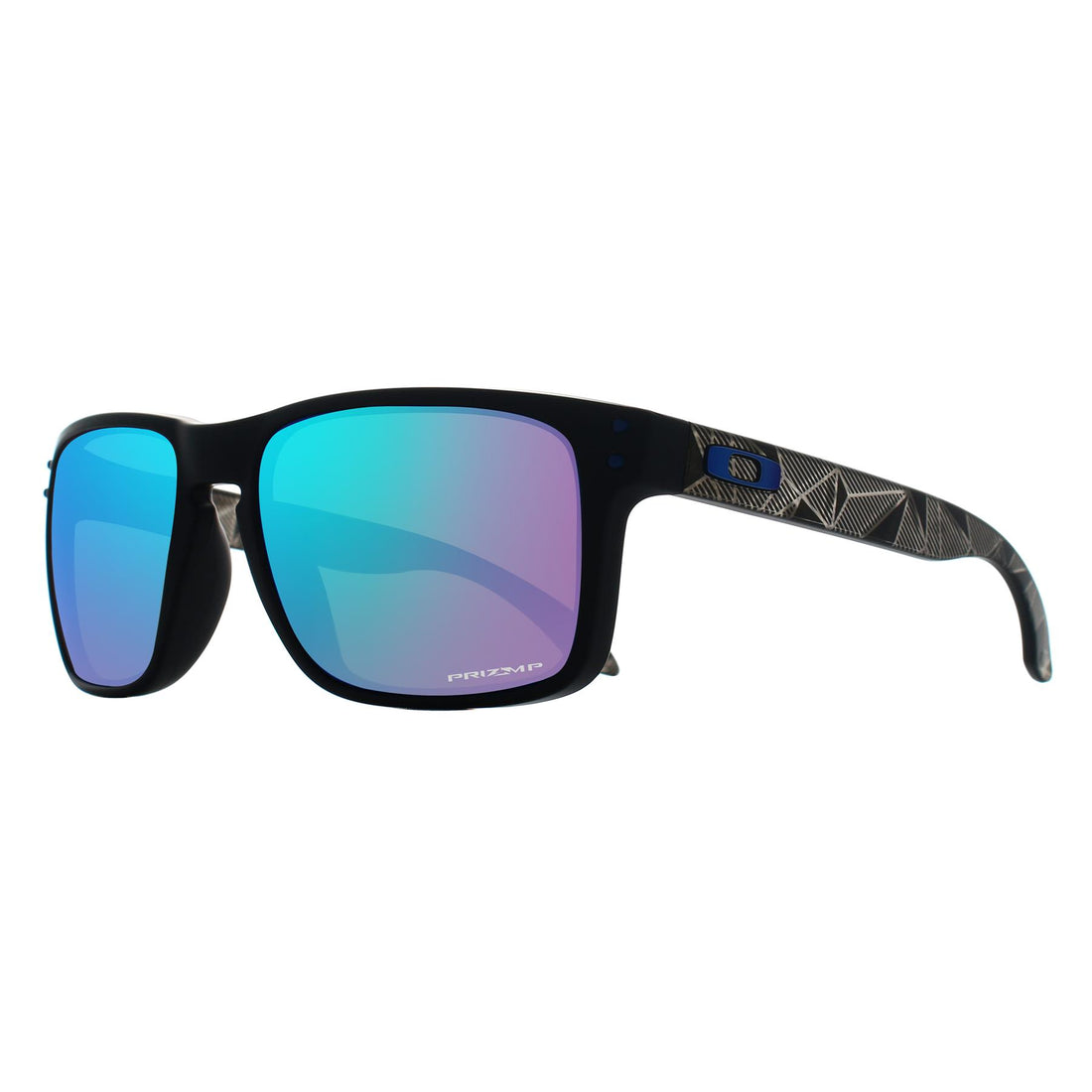 Oakley Sunglasses Holbrook OO9102-H0 Matte Black Prizmatic Prizm Sapphire Polarized