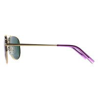 Polaroid Kids Sunglasses PLD 8015/N HZJ MF Gold Lilac Violet Mirror Polarized