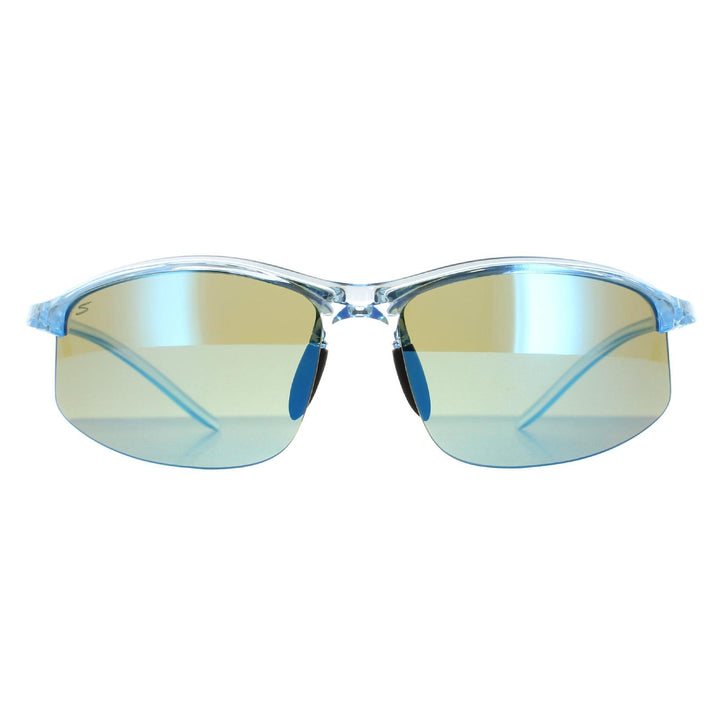 Serengeti Sunglasses Winslow SS551002 Shiny Crystal Ice Blue Saturn Polarized 555nm Blue