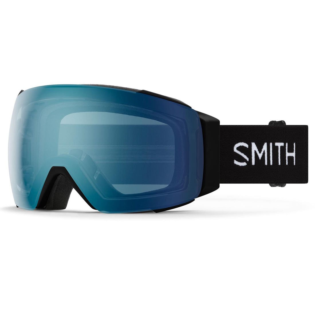 Smith Ski Goggles I/O Mag 0JX 4B Black ChromaPop Everyday Blue Mirror & CP Storm Blue Sensor Mirror
