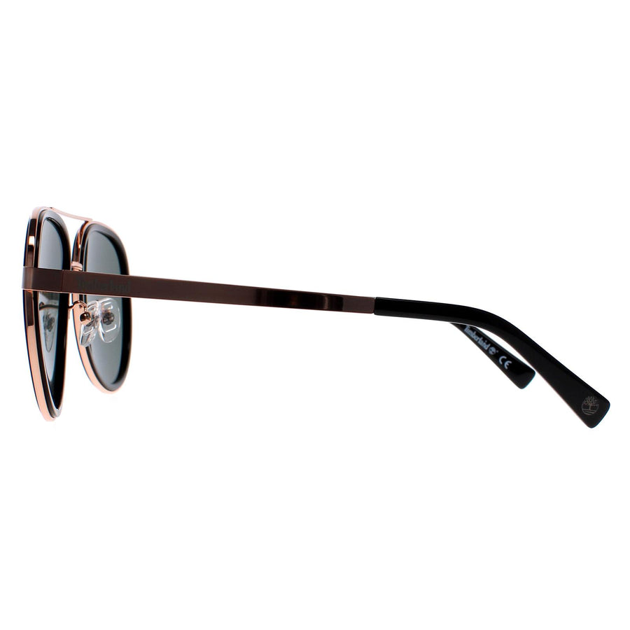 Timberland Sunglasses TB9262-D 28R Rose Gold Grey Polarized Mirrored