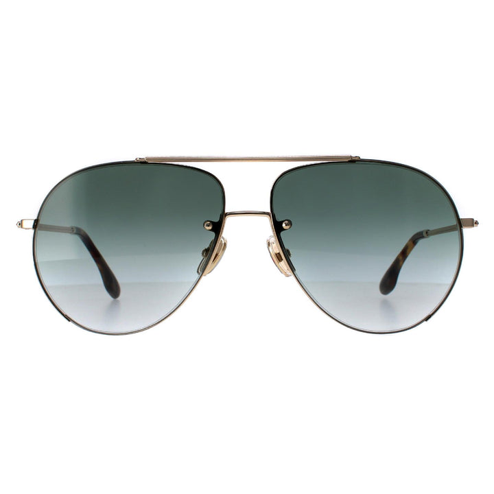 Victoria Beckham VB213S Sunglasses Gold / Green Gradient