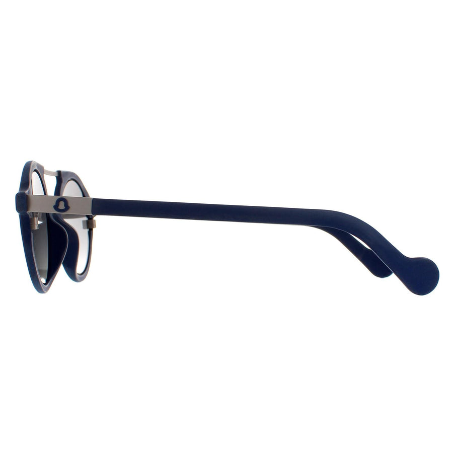 Moncler Sunglasses ML0083 91X Dark Blue Blue Mirror
