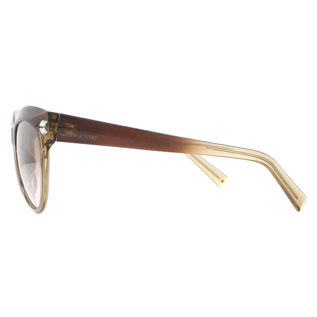 Swarovski Sunglasses SK0171 47G Brown Gradient Brown Gradient Gold Mirror