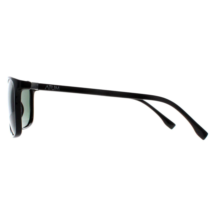 Atum Sunglasses Quill C2 Shiny Black G15 Green