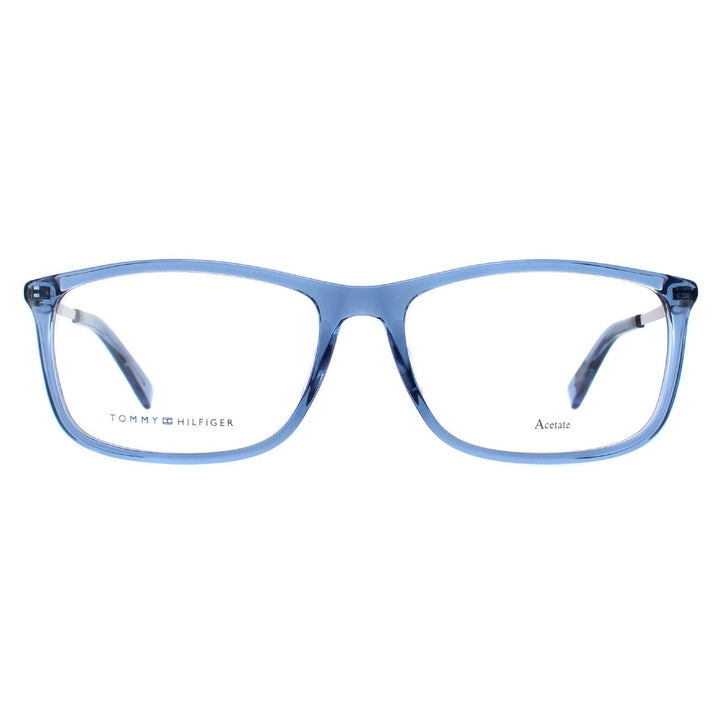 Tommy Hilfiger Glasses Frames TH1614 MVU Transparent Blue Men Women