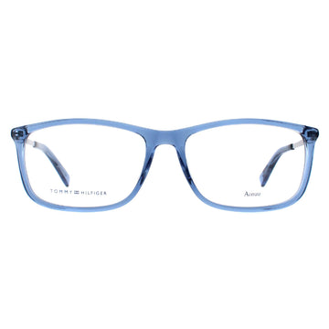 Tommy Hilfiger Glasses Frames TH1614 MVU Transparent Blue Men Women