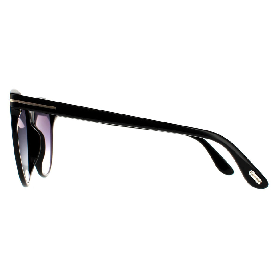 Tom Ford Sunglasses Maxim FT0787 01B Shiny Black Smoke Grey  display picture 2