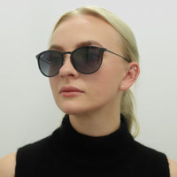 Ray-Ban Sunglasses Erika Metal 3539 002/8G Black Grey Gradient