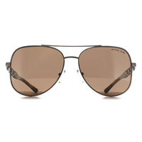 Michael Kors Sunglasses MK1121 Chianti 10147P Light Gold Brown Gold Mirror