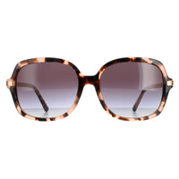 Michael Kors Adrianna II MK2024 Sunglasses Pink Tortoise Light Grey Gradient