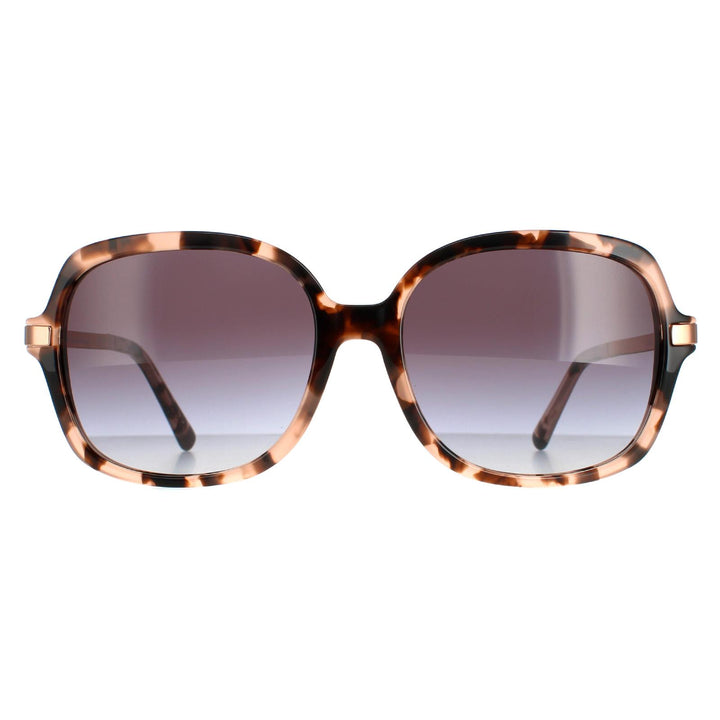 Michael Kors Sunglasses Adrianna II MK2024 316213 Pink Tortoise Light Grey Gradient