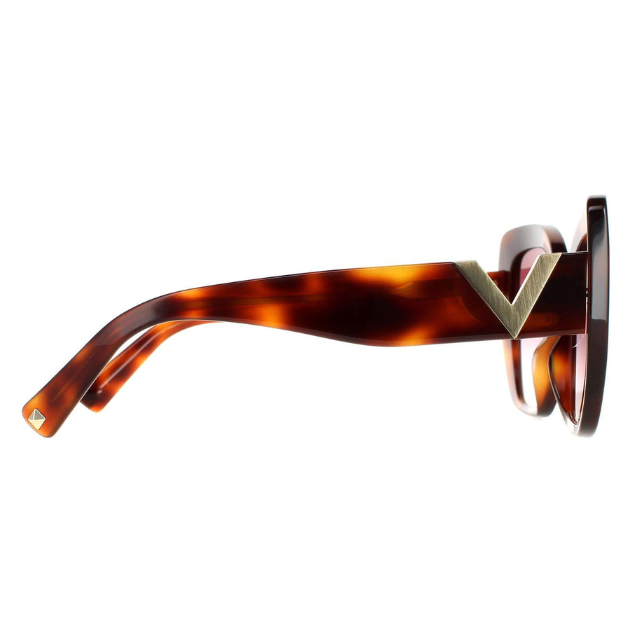 Valentino Sunglasses VA4057 50118H Light Havana Purple Gradient