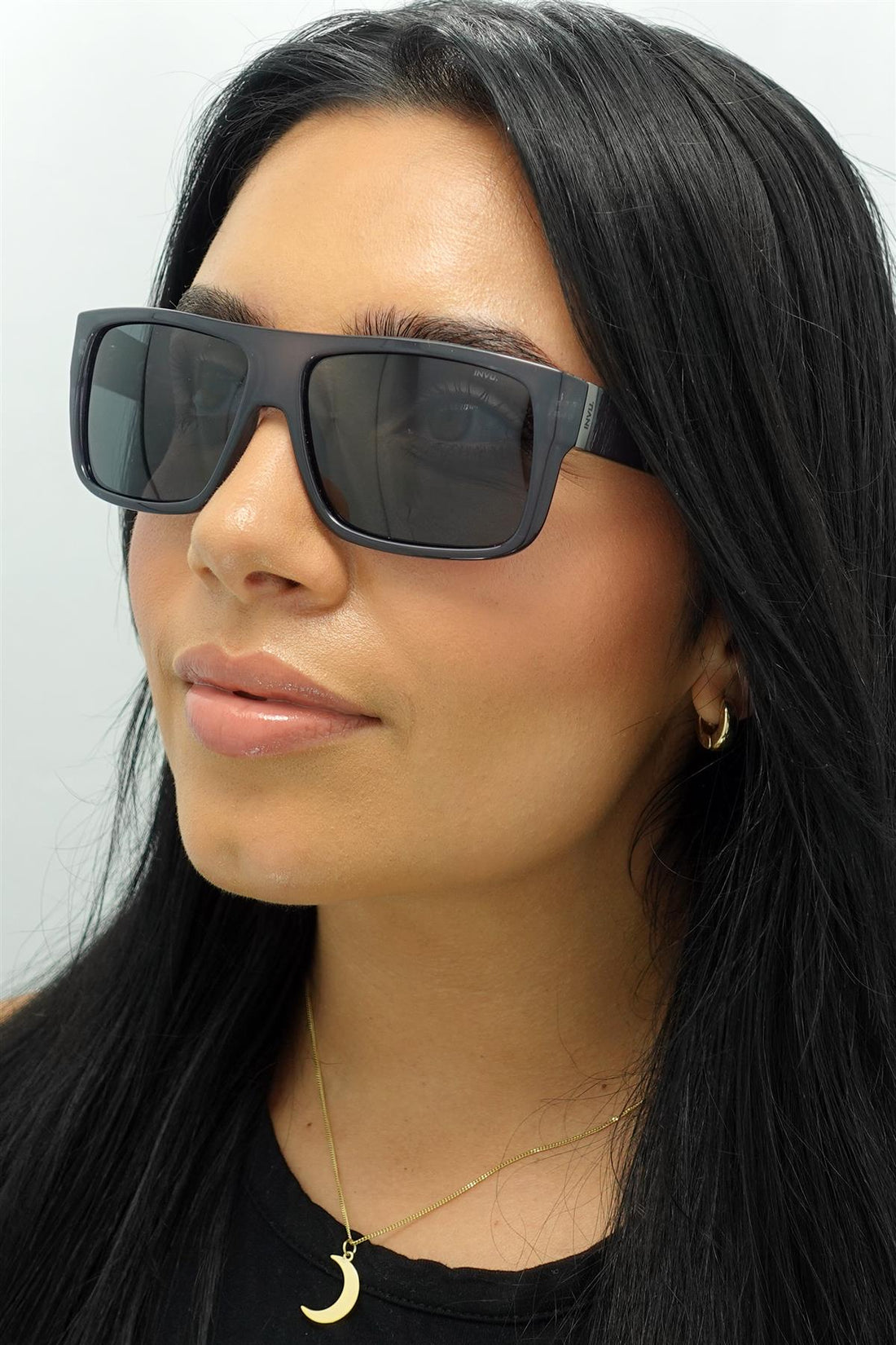 INVU Sunglasses B2130 D Milky Grey Crystal Grey Polarized