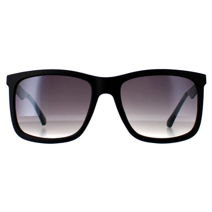Guess GF0171 Sunglasses Matte Black Smoke Gradient