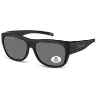 Montana Fit Over Glasses Sunglasses FO10 Matte Black Smoke Polarized