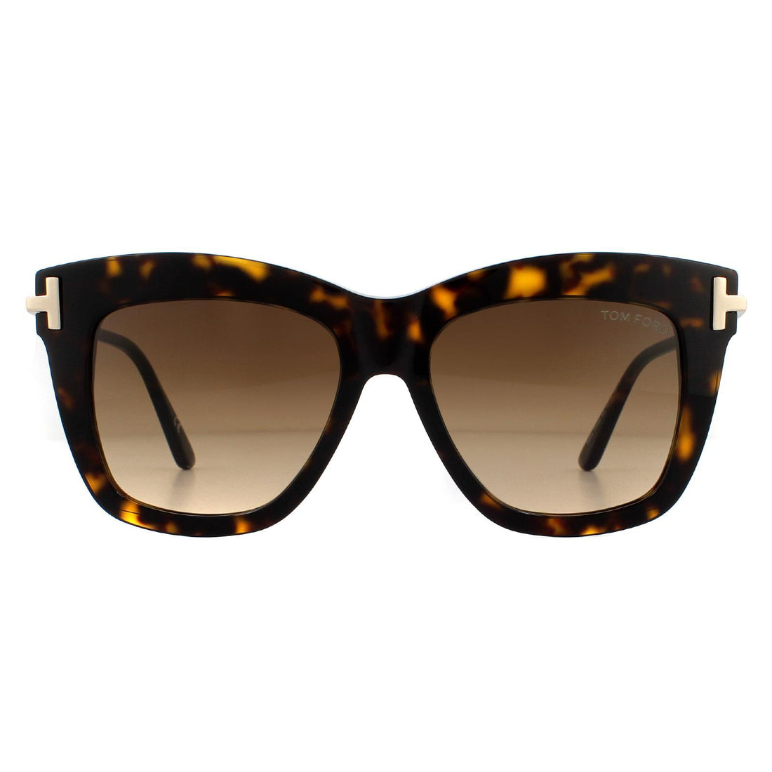 Tom Ford Sunglasses Dasha FT0822 52F Dark Havana Brown Gradient