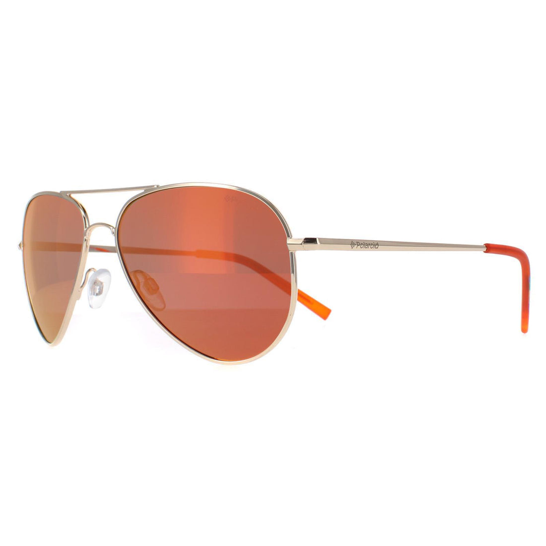 Polaroid Sunglasses PLD 6012/N J5G OZ Gold Red Mirror Polarized