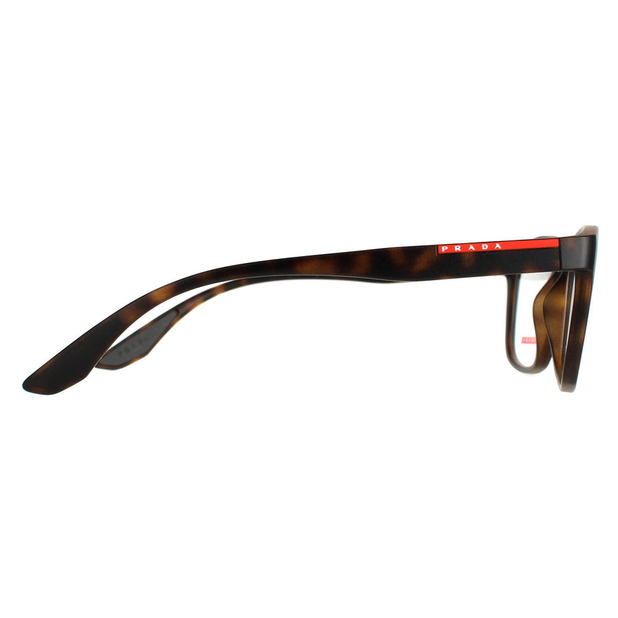 Prada Sport Glasses Frames PS02NV 5811O1 Havana Rubber Men