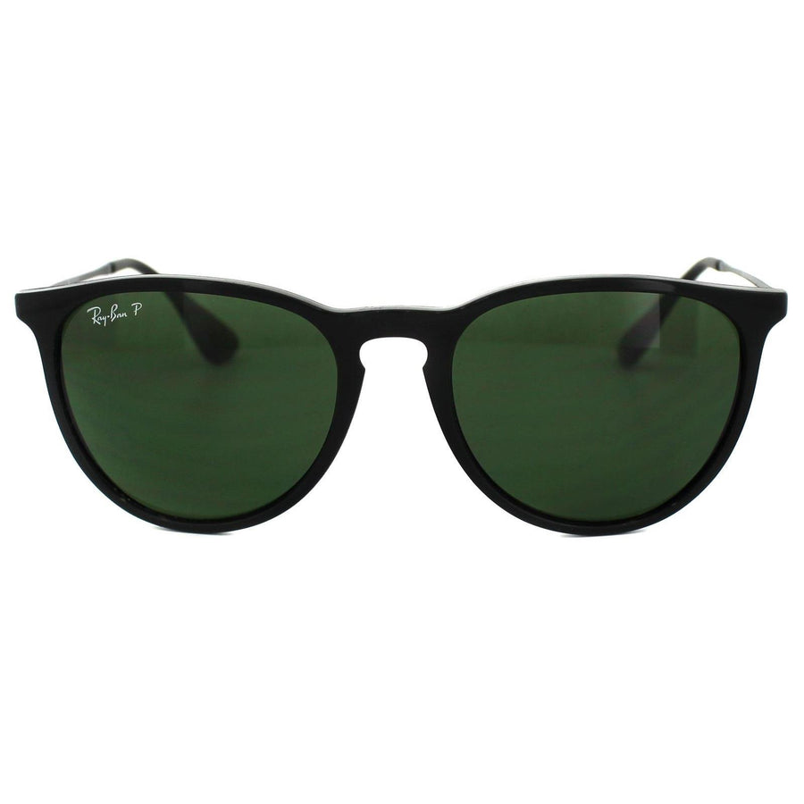 Ray-Ban Erika Classic RB4171 Sunglasses Black Green Polarized