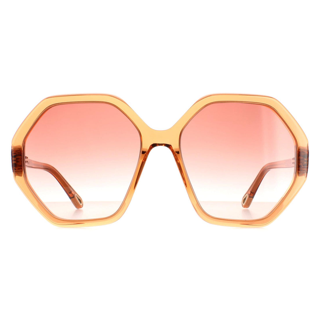 Chloe Sunglasses CH0008S Esther 001 Orange Crystal Pink Gradient