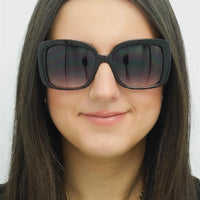 Karen Millen Sunglasses KM5056 103 Dark Havana Grey