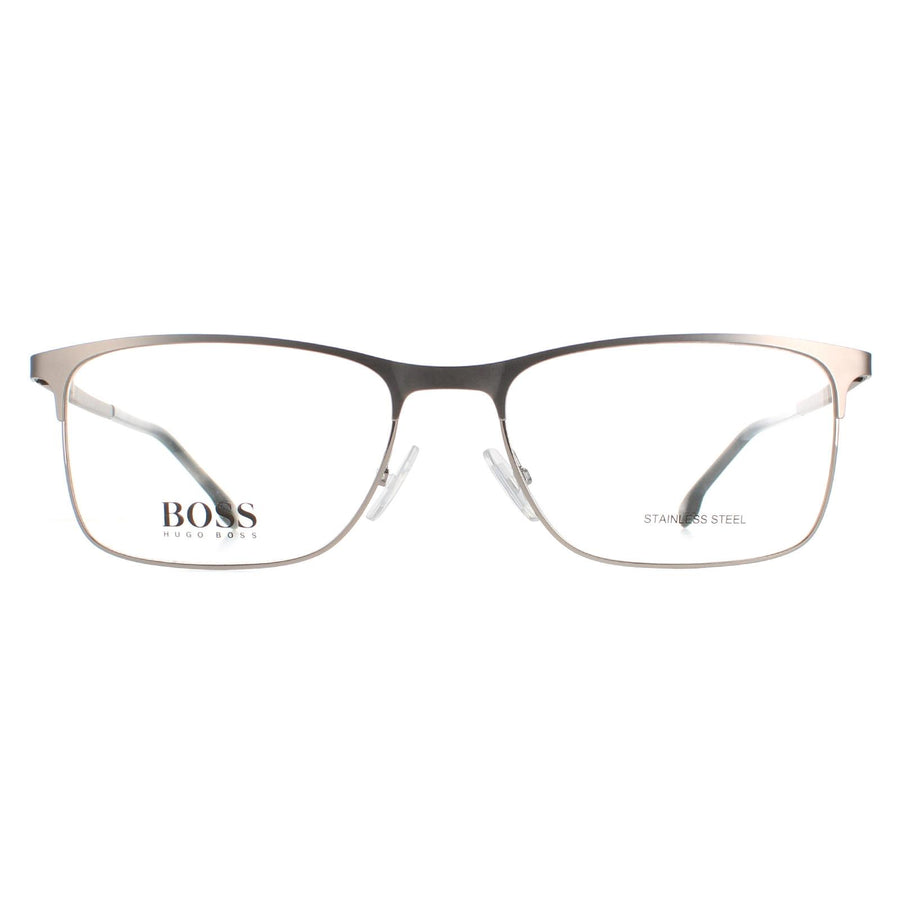 Hugo Boss Glasses Frames BOSS 1186 R81 Matte Ruthenium Men