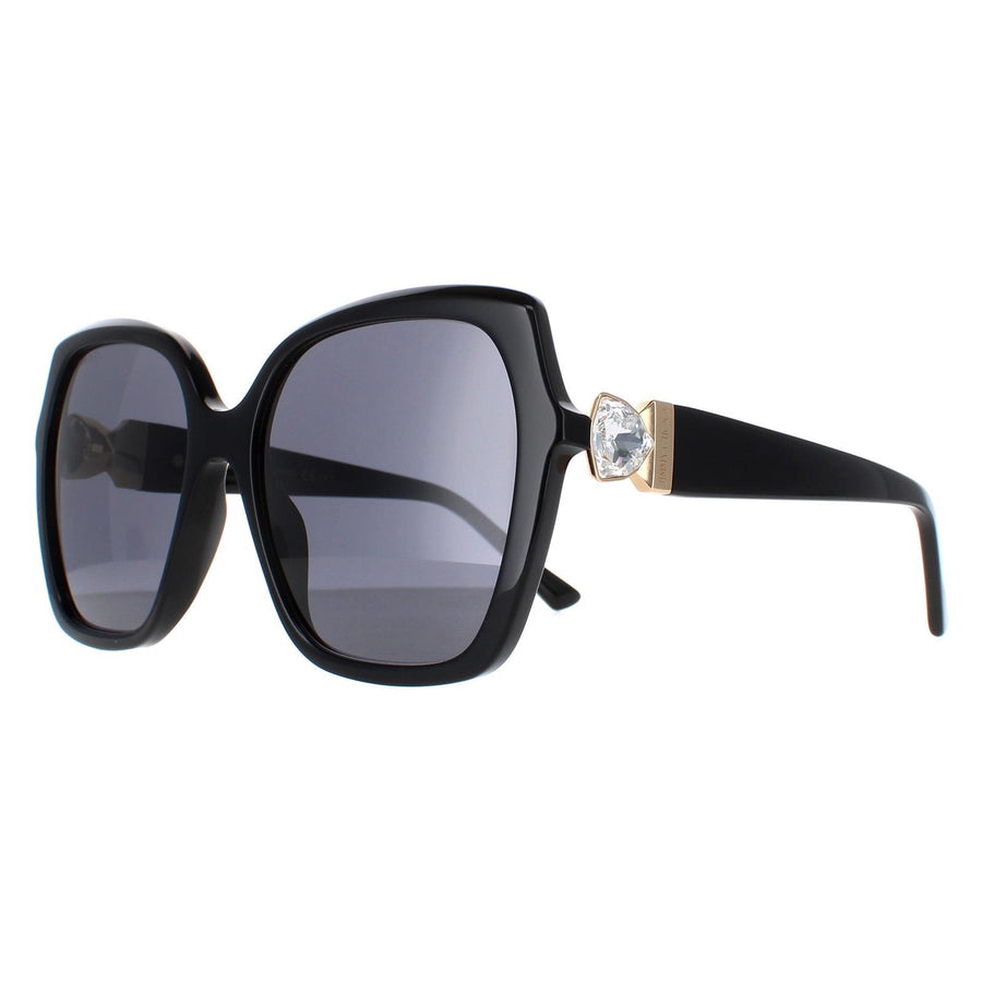Jimmy Choo Sunglasses MANON/G/S 807 IR Black Grey Blue
