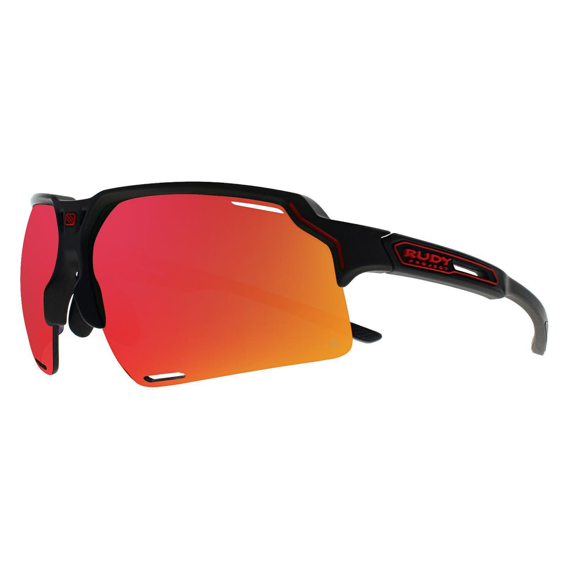 Rudy Project Sunglasses Deltabeat SP743838 0000 Matte Charcoal MLS Red