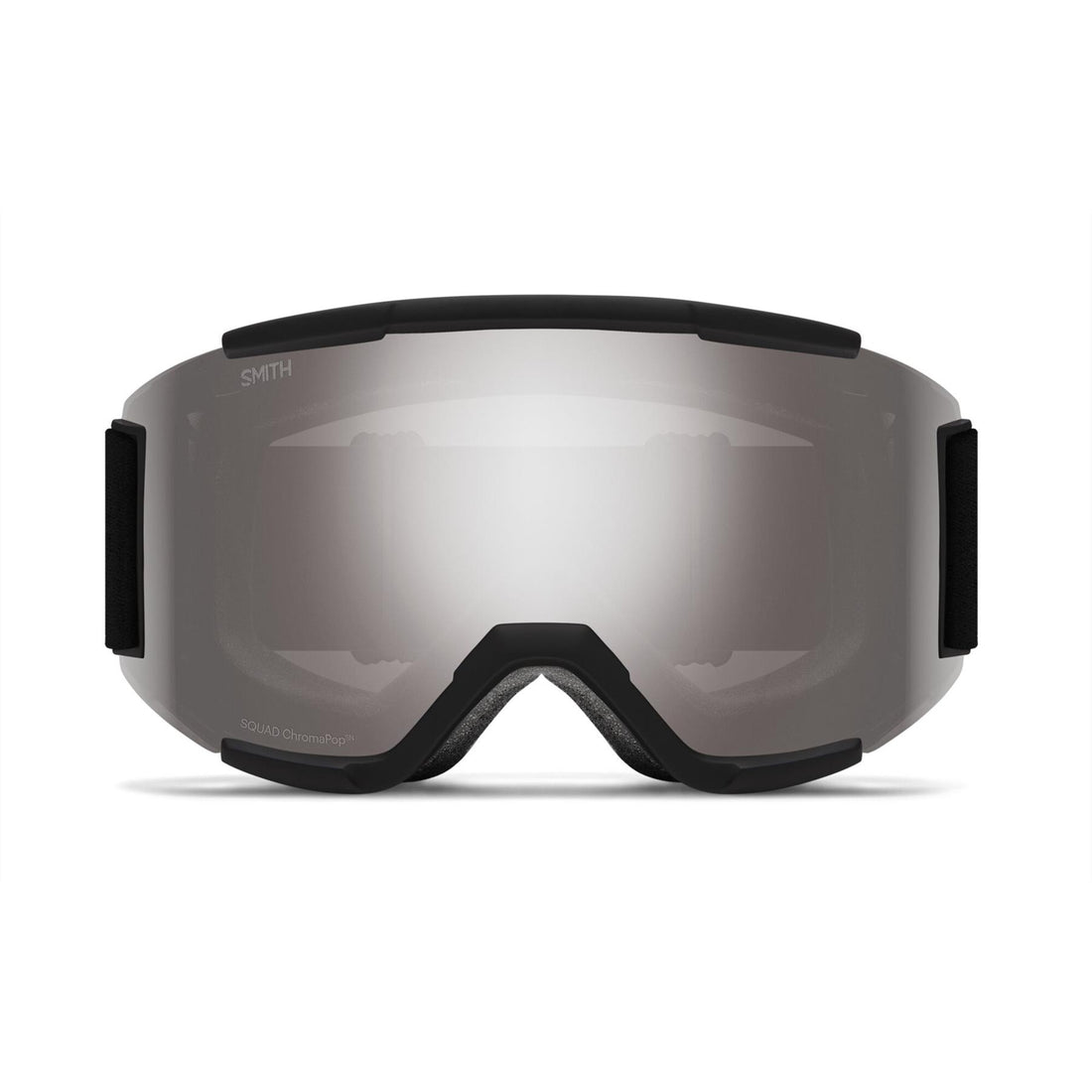 Smith Ski Goggles Squad2 2CP 2QJ 5T Black ChromaPop Sun Platinum Mirror & Blue Sensor Mirror