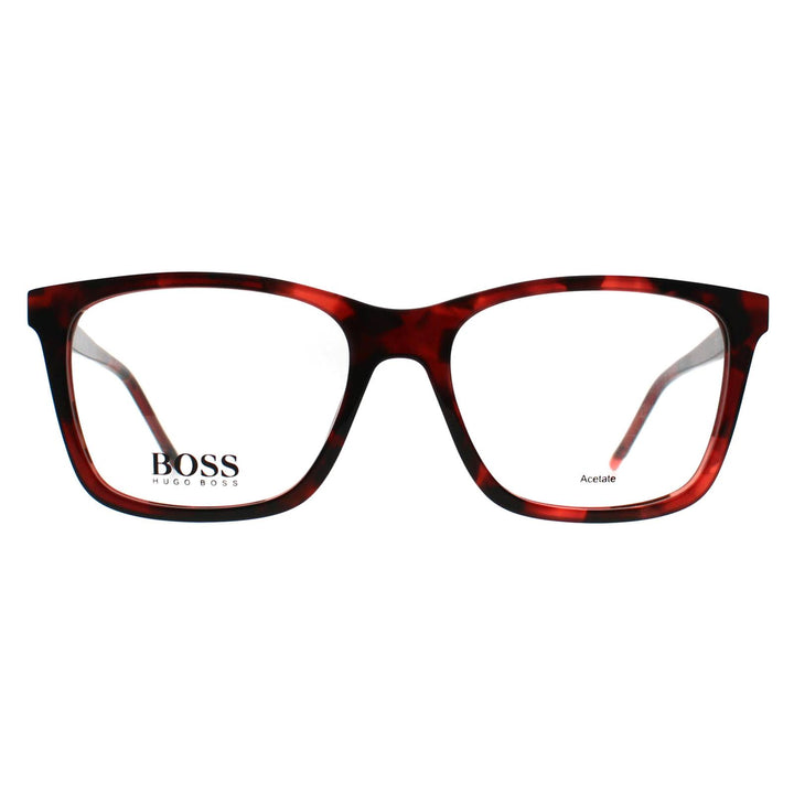 Hugo Boss Glasses Frames BOSS 1158 0UC Red Havana Men Women