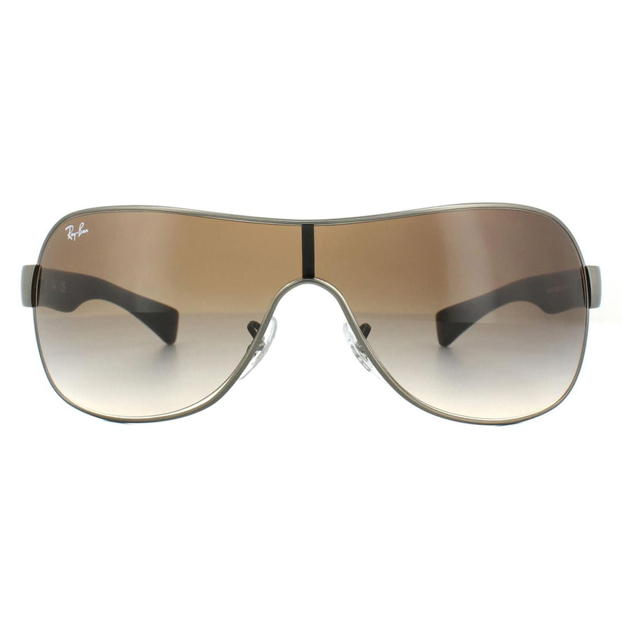 Ray-Ban RB3471 Sunglasses Grey Metal Matt Brown Gradient