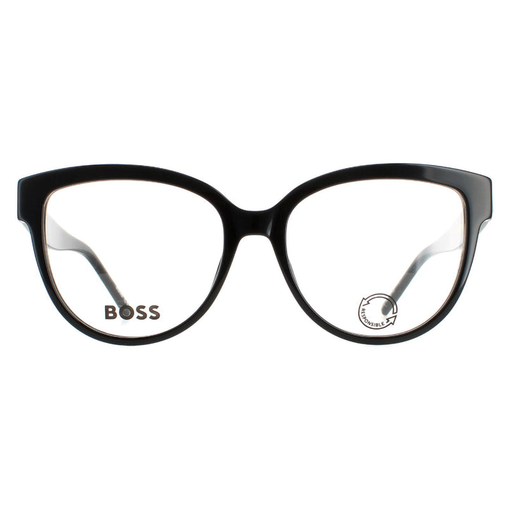 Hugo Boss Glasses Frames BOSS 1387 807 Shiny Black Women