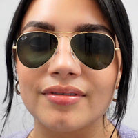 Ray-Ban Sunglasses Aviator 3025 001/33 Gold Brown 62mm